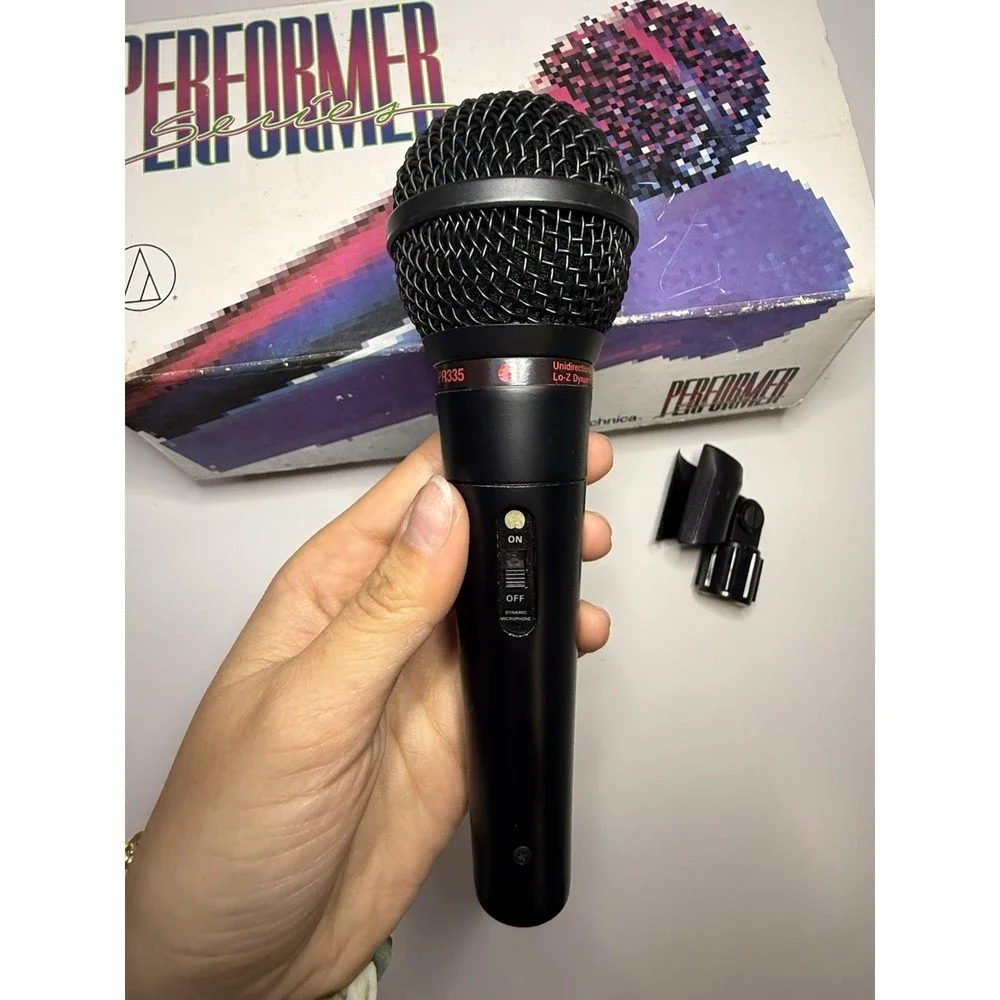 🎤 Audio-Technica PR335 Dynamic Microphone – Performer Series –‎ Vintage